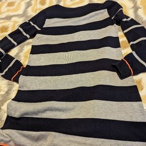Striped sweater dress